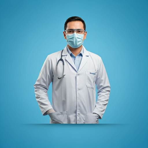 Médica do trabalho em atendimento